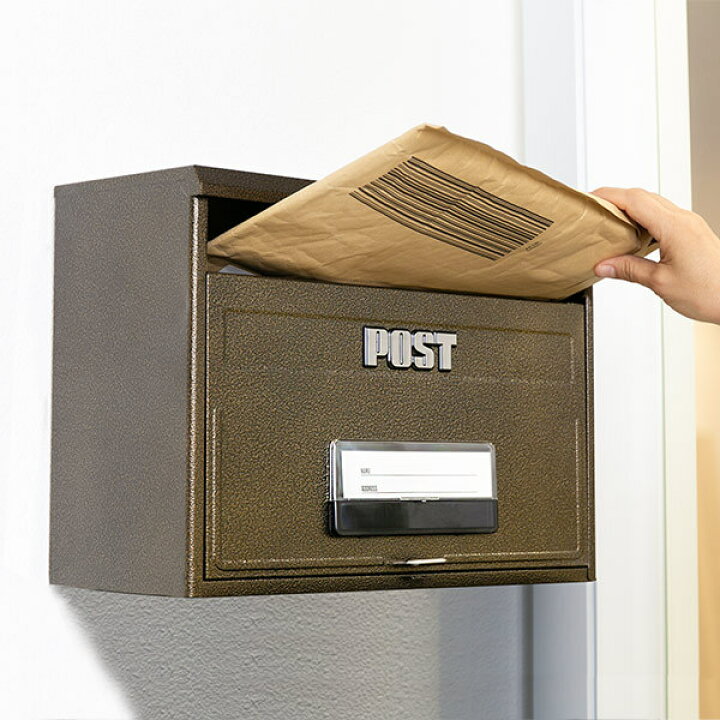 楽天市場 郵便ポスト 大型 壁掛け スタンド どでかポスト Sge 4000 送料無料 ポスト 郵便受け 新聞受け ネコポス ゆうパック メール便 スチール メールボックス 壁付け 玄関 リビングート 楽天市場店