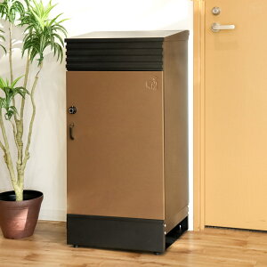 宅配ボックス 郵便ポスト リシムアップ UL-D ブラウン 一戸建て用 大容量 ( 宅配 ボックス ポスト一体型 ポスト 宅配ポスト 宅配ボックス付きポスト ダイヤル錠 ダイヤルロック 玄関 置き配