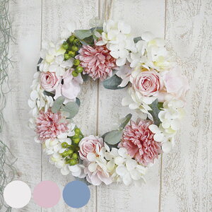 フェイクグリーン リース アンティーク ( 人工観葉植物 インテリアグリーン 観葉植物 壁掛け おしゃれ 造花 リアル コンパクト 光触媒 室内 消臭 抗菌 インテリア グリーン 人工 植物 水や