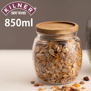 ۑr KILNER ؊W 850ml Universal Jar Acacia Wooden Lid i Li[ ۑr KX ؐt^ H@Ή e KXW[ LjX^[ KXۑr َq Om[ sNX  