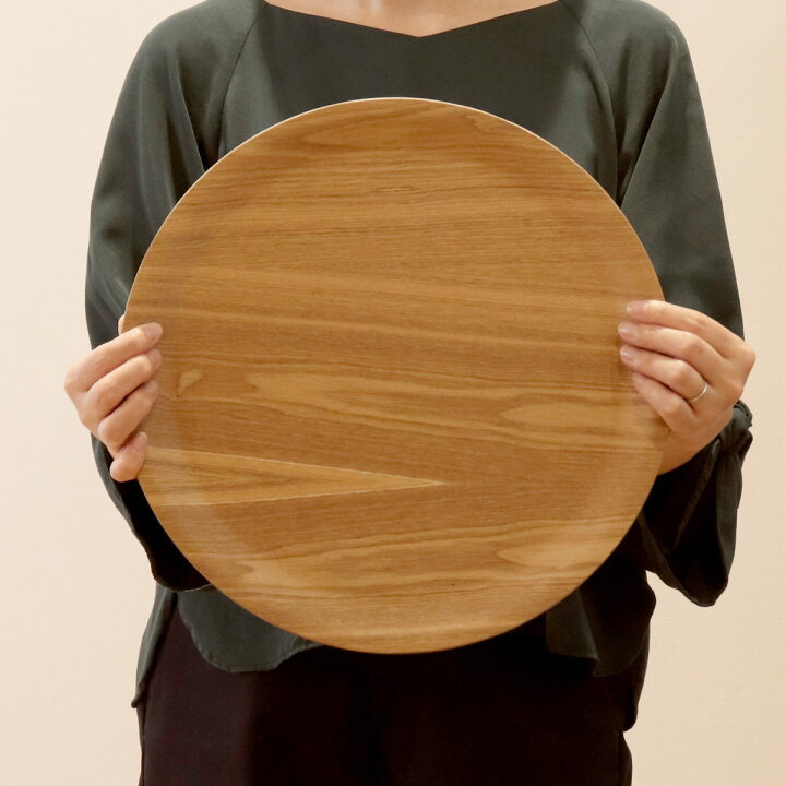 トレー 木製 おしゃれ トレイ お盆 配膳 滑り止め加工 滑りにくい ノンスリップカーブトレイ 新発売の