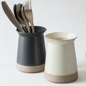 KINTO キントー CERAMIC LAB CLK-211 カトラリースタンド 60mm （ カトラリー収納 箸立て 箸スタンド お箸 立て キッチンツールスタンド 食洗機対応 電子レンジ対応 磁器 カトラリーケース カトラリー キッチン 収納 ）