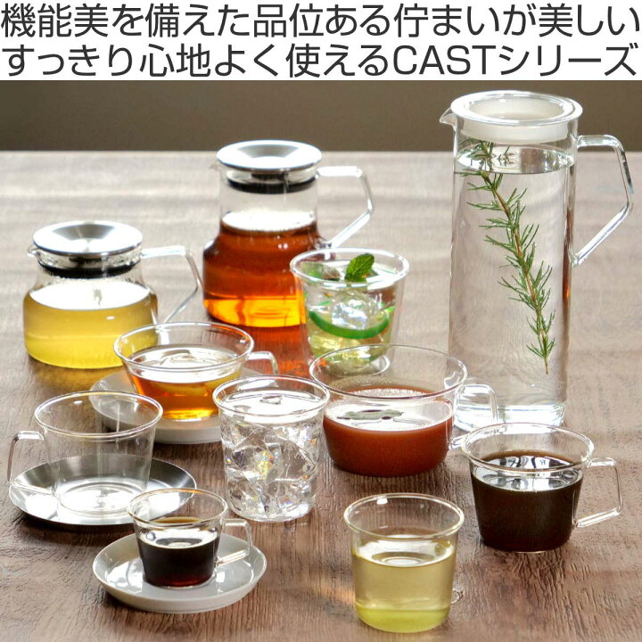 楽天市場】キントー グラス 250ml CAST ウォーターグラス 耐熱ガラス 