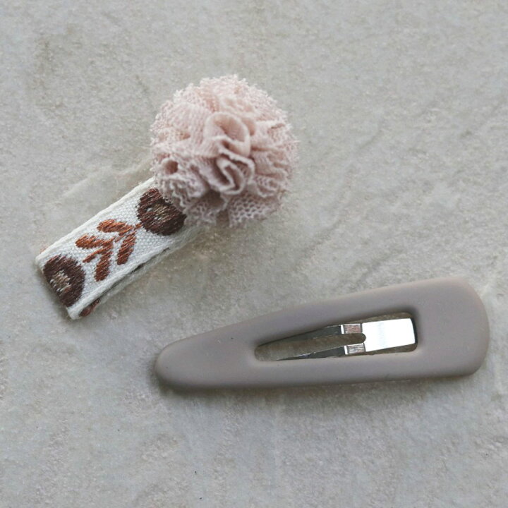 楽天市場】ヘアクリップ パッチン止め ぽんぽんクリップ＆マット  