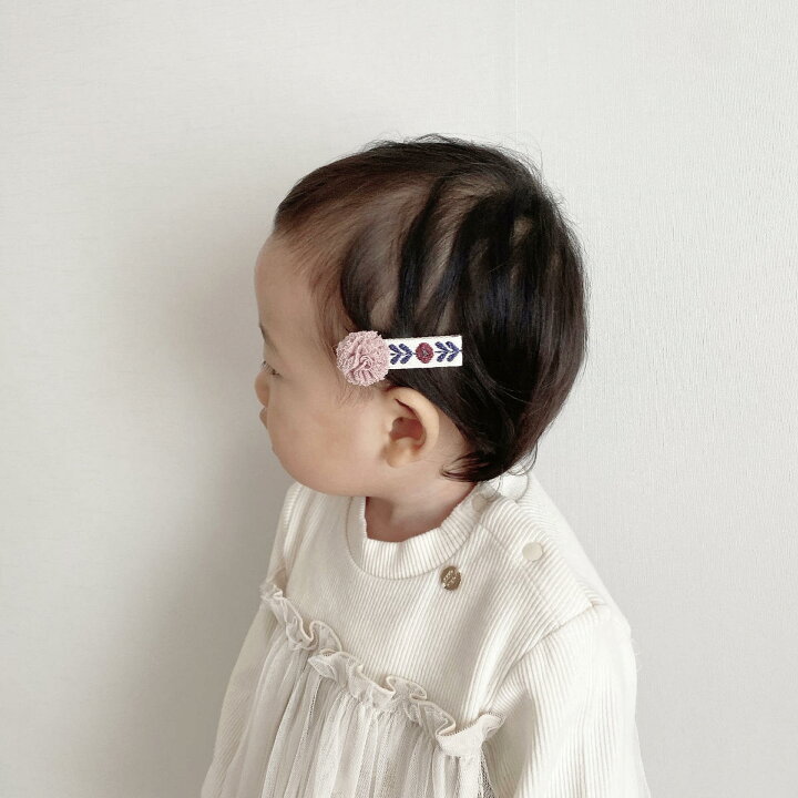 楽天市場】ヘアクリップ パッチン止め ぽんぽんクリップ＆マット 