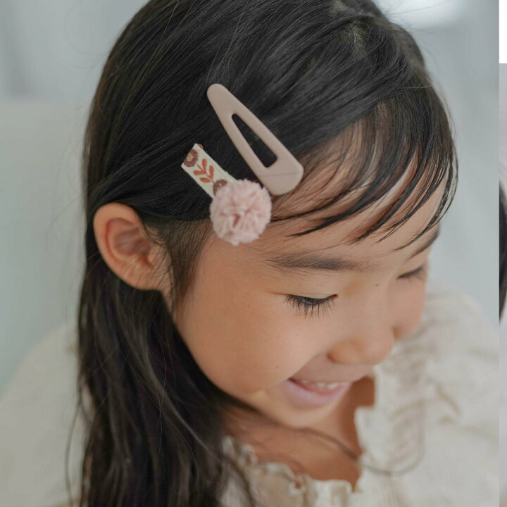 楽天市場】ヘアクリップ パッチン止め ぽんぽんクリップ＆マット 