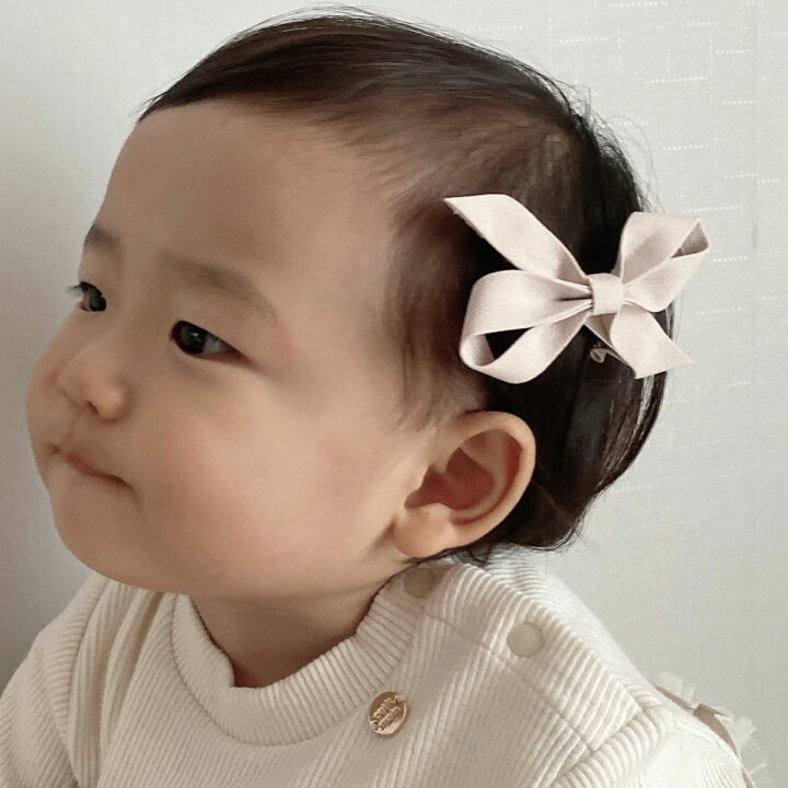 楽天市場】ヘアクリップ ヘアゴム スエードリボンクリップ＆ヘアゴム  