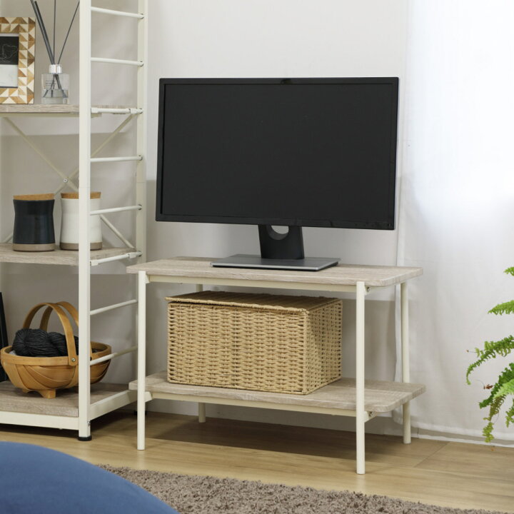 楽天市場】テレビ台 幅60cm 2段 ローボード ヴィンテージ調 シンプル 