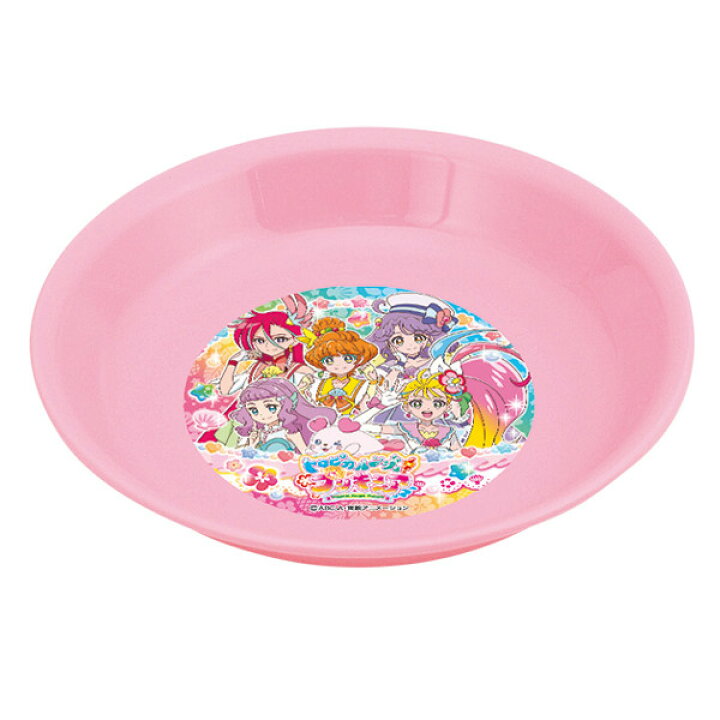 楽天市場 プレート 小皿 トロピカル ジュ プリキュア 子供用 食器 プラスチック キャラクター 日本製 プリキュア トロピカルージュ 取り皿 パン皿 トロプリ 銘々皿 おやつ お菓子 子供用食器 トロピカル ジュ リビングート 楽天市場店