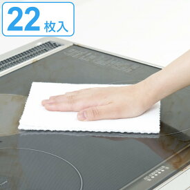 ぞうきん マイクロファイバークロス コスピカ 22枚入 （ 雑巾 12枚 マイクロファイバー クロス ふきん 拭き掃除 掃除用品 ホコリ取り 水拭き 乾拭き フローリング掃除 清掃用品 年末掃除 大掃除 床掃除 ）