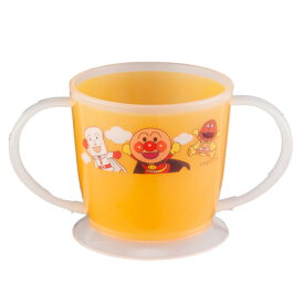 キャラクター 両手マグコップ アンパンマン （ ベビーマグ トレーニング マグコップ 両手ハンドル 180ml キャラクター マグカップ 両手 コップ 食洗機対応 レンジ対応 耐熱 プラスチック かわいい キッズ マグ ベビー食器 ）