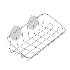 スポンジラック吸盤式ステンレス製シンプルラック
