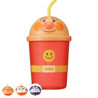 ストローカップ アンパンマン プラスチック 子供用 コップ キャラクター （ 蓋付き カップ ストロー タン…