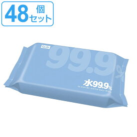 おしり拭き ふんわりおしりふき 水99.9％ 80枚入り 48個セット （ 送料無料 おしりふき お尻ふき お尻拭き 純水 99.9％ 日本製 赤ちゃん ベビー レック LEC パラベンフリー ノンアルコール 無添加 敏感肌 保湿 衛生用品 ）