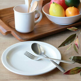 プレート 20cm プラスチック 軽量 皿 食器 洋食器 （ 中皿 白い食器 メラミン お皿 割れにくい 平皿 盛皿 丸 白 メインディッシュ メラミン食器 ）
