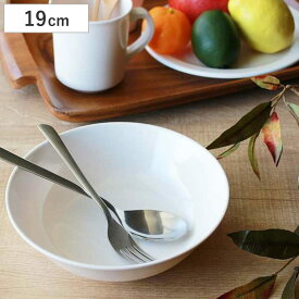 ボウル 19cm プラスチック 軽量 皿 食器 洋食器 （ 中鉢 白い食器 メラミン お皿 割れにくい 深皿 取り皿 丸 白 中皿 取り鉢 メラミン食器 ）