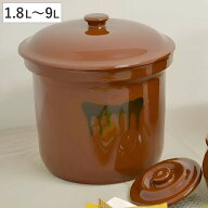 漬物容器 1.8L～9L 切立かめ 1号～5号 蓋付き 陶器 （ 漬物樽 つけもの容器 漬け物容器 漬物 漬け物 つけ…