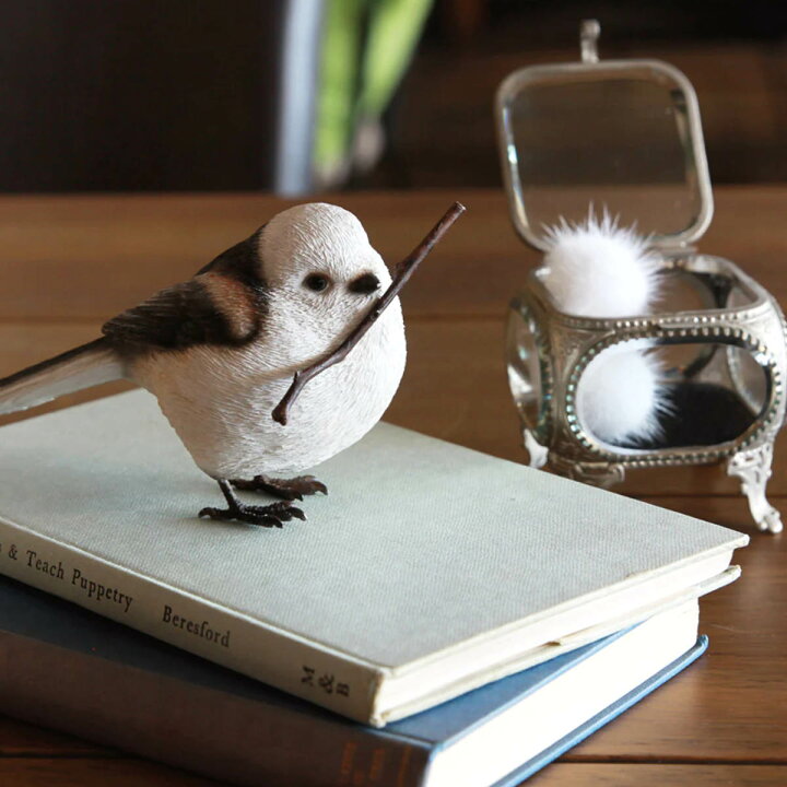 楽天市場】オブジェ BIRDIE BILL LONG-TAILED TIT シマエナガ 