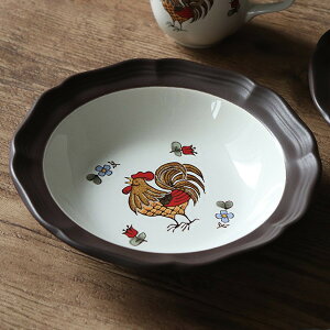 ボウル 19cm リバイバル REVIVAL アーリーモーニング Early Morning 皿 食器 洋食器 陶器 ( 食洗機対応 電子レンジ対応 大鉢 アメリカンカントリー 耐熱 オーブン対応 リム皿 サラダボウル 深皿 お