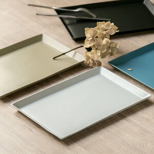 プレート 27cm LL KASANE レクタングル 陶器 ( 食洗機対応 皿 大皿 長皿 長角 四角 盛り皿 お皿 取り皿 刺身 サラダ 肉料理 魚料理 盛り合わせ メイン 主菜 おしゃれ 重ねる スタッキング スクエ