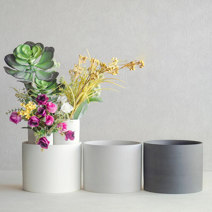 楽天市場 花瓶 Aya フラワーベース ロング Ll 陶器 送料無料 花びん 花器 ベース 丸 無地 円柱 花 植物 切花 花束 インテリア おしゃれ 卓上 床置き マット 色 組み合わせ リビングート 楽天市場店