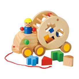 おもちゃ 知育玩具 木製 ベビー パズルトラック 1.5歳 （ 知育 玩具 赤ちゃん 指先トレーニング 木製玩具 木のおもちゃ 18カ月 1歳半 2歳 3歳 子供 室内 遊び 女の子 男の子 誕生日 プレゼント 出産祝い ）