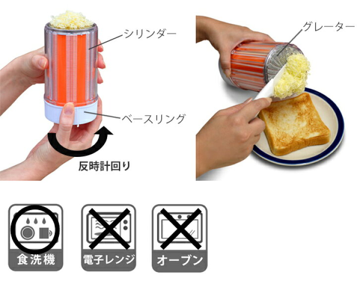 楽天市場】バターおろし メテックス イージーバター オレンジ 