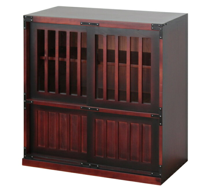 終 えぞ民芸家具 コレクションボード folk furniture ガラス 