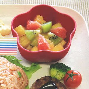 ボウル 10cm Kids Style 子供用食器 おはな 花 食器 プラスチック 日本製 ( 食洗機対応 電子レンジ対応 小鉢 子供用 カップ お碗 子ども キッズ 豆皿 うつわ 型 子供 こども 用 輪花 )
