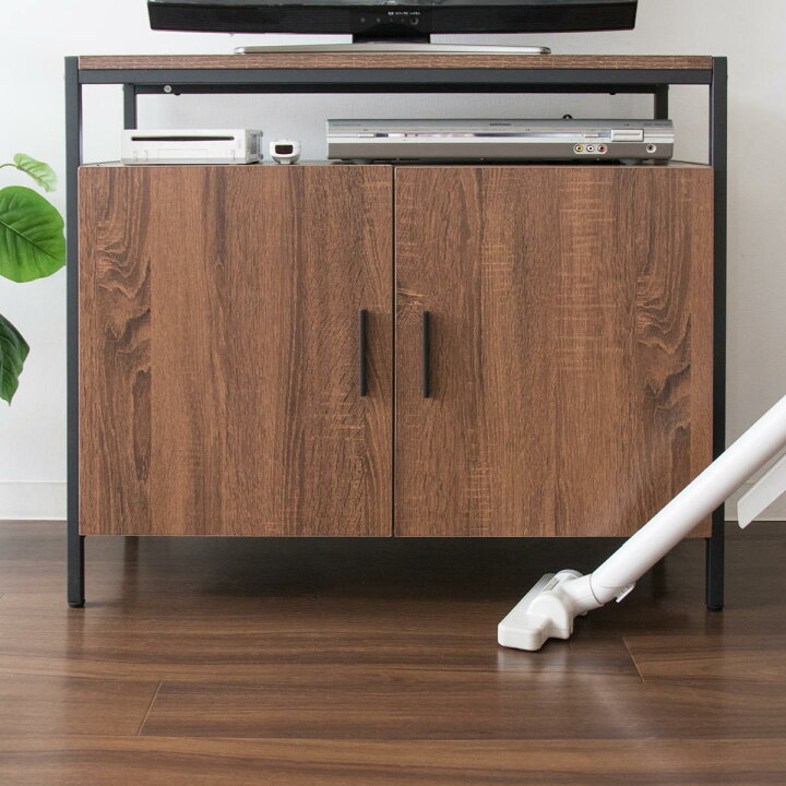 楽天市場】テレビ台 ハイタイプ オープン収納付 キャビネット 幅80cm 