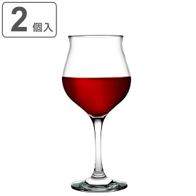 ワイングラス ペアセット 375ml M WAVY ウェイビー ガラス （ 食洗機対応 ペア グラス 脚付きグラス 赤ワイン 白ワイン ワイン カクテル お酒 箱入り おしゃれ ）