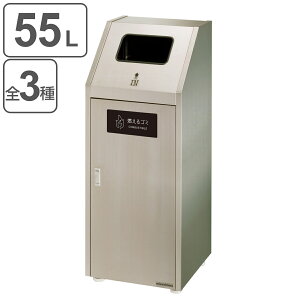 屋外用ゴミ箱 55L 角穴蓋 業務用ダストボックス Bunbetuダストハウス#45S ( 法人限定 送料無料 屋外用 ゴミ箱 55リットル 分別ゴミ箱 分別 ダストボックス 業務用 ごみ箱 分別ごみ箱 屋外 ごみば