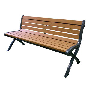 業務用 屋内外対応リサイクルベンチRB5 肘なし 150cm 2〜3人掛け ( 法人限定 送料無料 ベンチ 長椅子 屋内 屋外 木柄 木目調 約 150センチ 屋外用ベンチ 屋内用ベンチ 二人掛 チェア イス 椅子 2