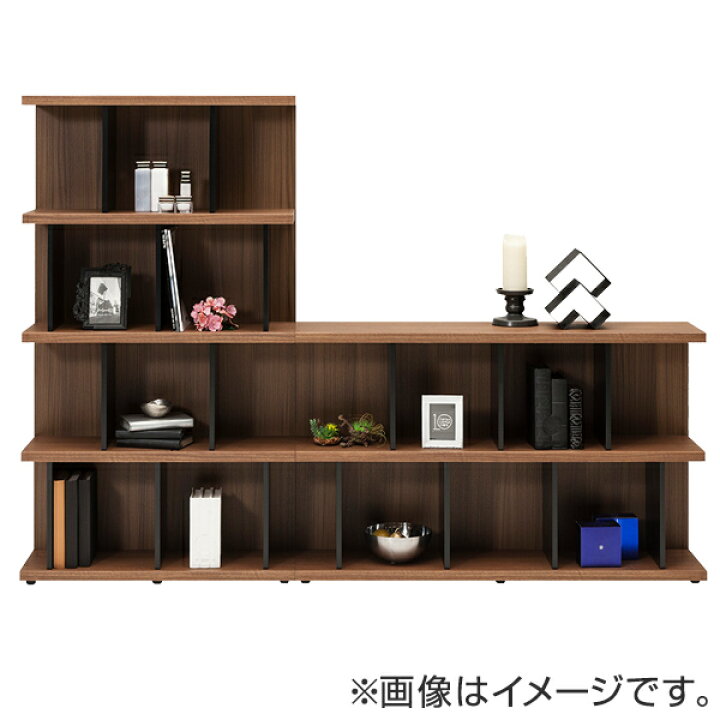 楽天市場】本棚 ウッドシェルフ モダンデザイン ハイタイプ TAU-SHELF 