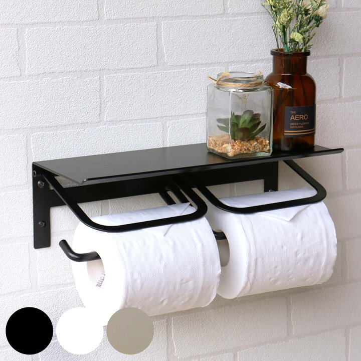 楽天市場】トイレットペーパーホルダー Abel ダブル （ ペーパー 