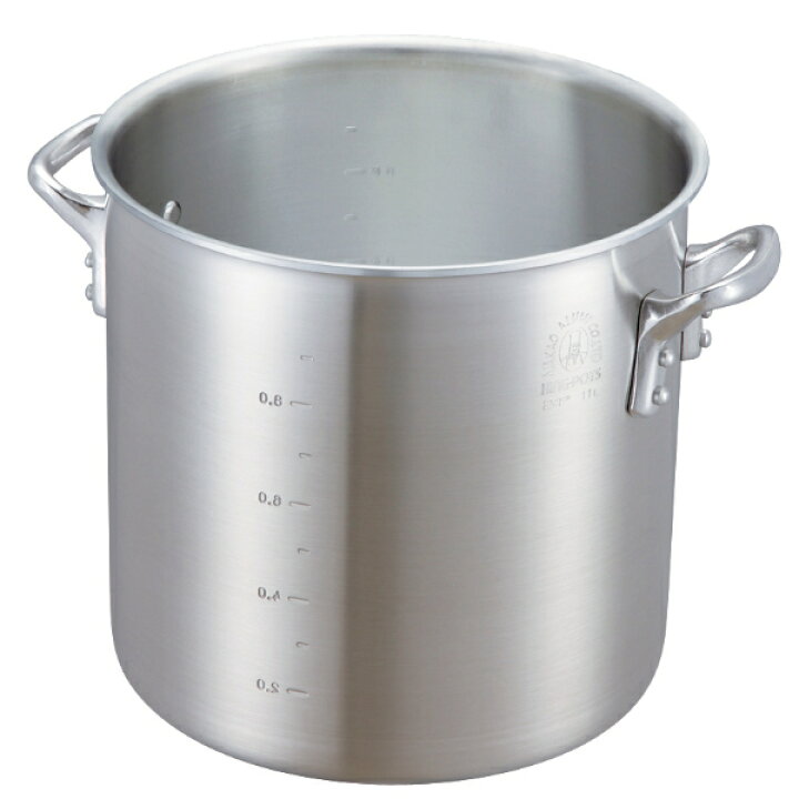 使用感少な目 AKAO 硬質アルミ 寸胴鍋 42cm 内径420mm×深さ420mm 57L