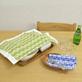 キッチンクロス 綿 北欧 リーフ （ キッチンタオル 75cm 47cm テーブルクロス 布巾 クロス ふきん キッチン テーブルマット 綿100％ コットン キッチン雑貨 キッチン用品 食器拭き 手拭き 台拭き 台ふきん イギリス製 おしゃれ ）