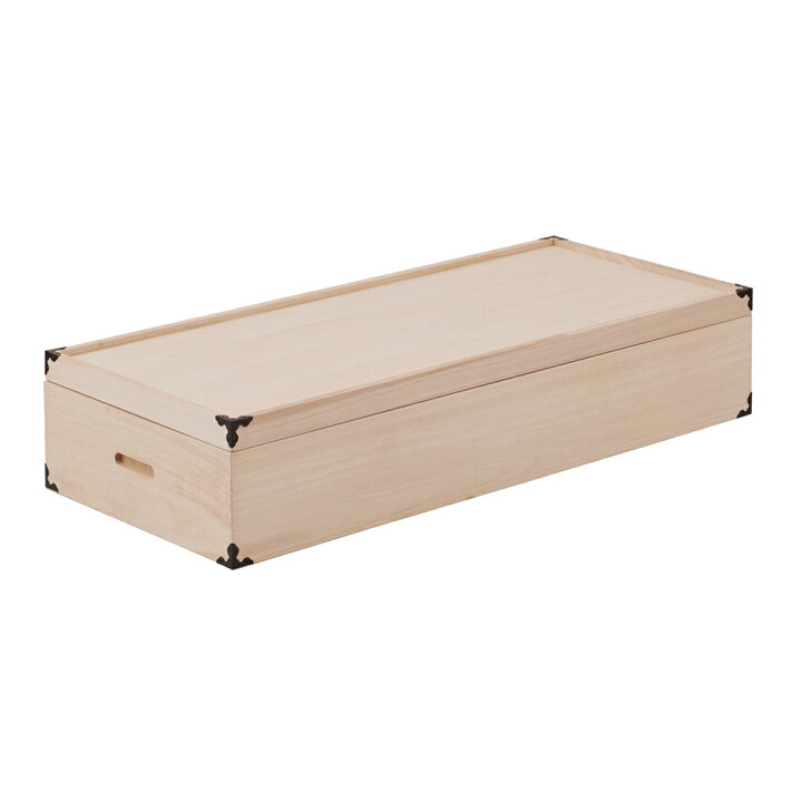 楽天市場】桐 衣装ケース 1段 衣裳箱 隅金具付 高さ17cm （ 送料無料 