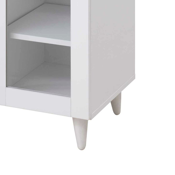 楽天市場】キッチンカウンター 幅90cm レンジ台 スライド棚 2口 