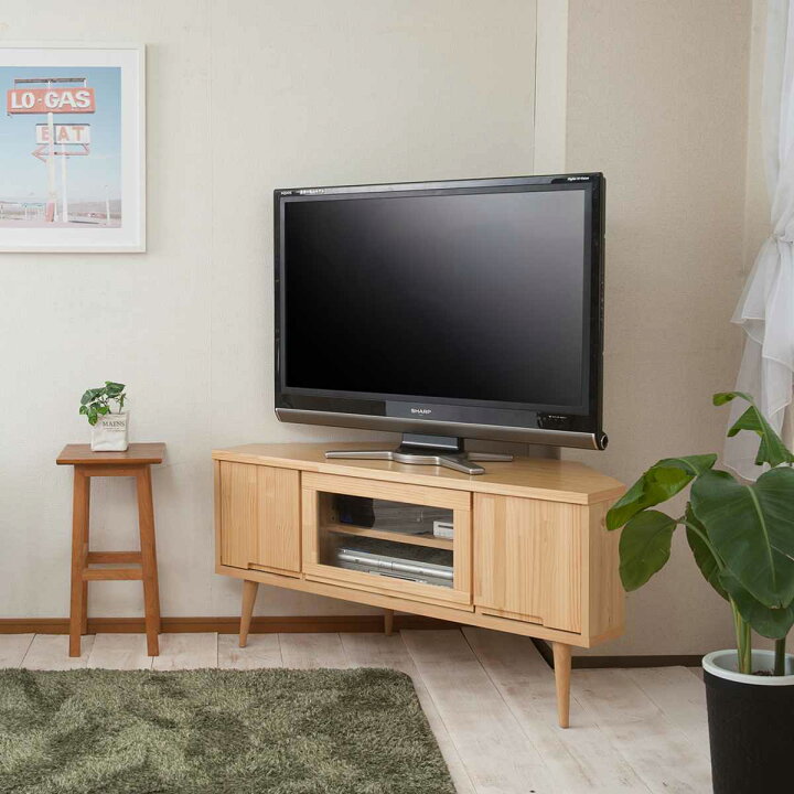 楽天市場】テレビ台 コーナータイプ 幅120cm 日本製 完成品 （ TV台 
