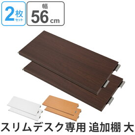 突っ張りスリムデスク用 追加棚板（大）幅約56cm （ 送料無料 デスク 机 パソコンデスク ワークデスク 学習デスク 学習机 つっぱり式 パーティション パーテーション 間仕切り 衝立 つい立て ）