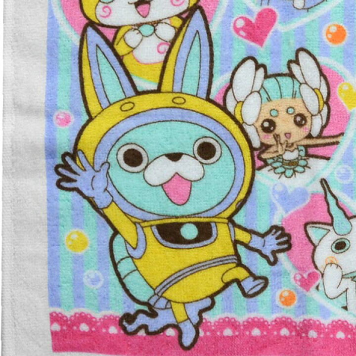 楽天市場 妖怪ウォッチ タオル ハンドタオル 女児柄 Usaピョン柄 キャラクター 子供 タオルハンカチ 保育園 幼稚園 入園グッズ 入園準備 ハンカチ 子ども用タオル うさぴょん リビングート 楽天市場店