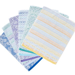 フェイスタオル 1枚入 綿100 ※色や柄は選べません ( タオル 綿100% 顔拭きタオル 手拭き 吸水 汗拭きタオル デイリータオル 汗拭き コットン バス用品 洗面 )