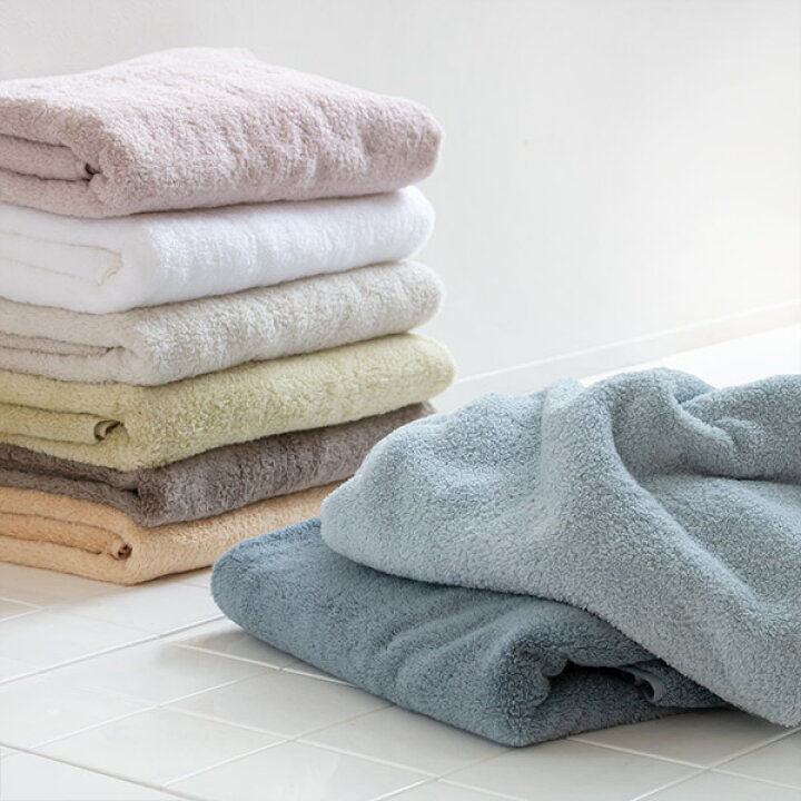 楽天市場】バスタオル 120×60cm 綿雪のようなタオル ベルベットカラー  