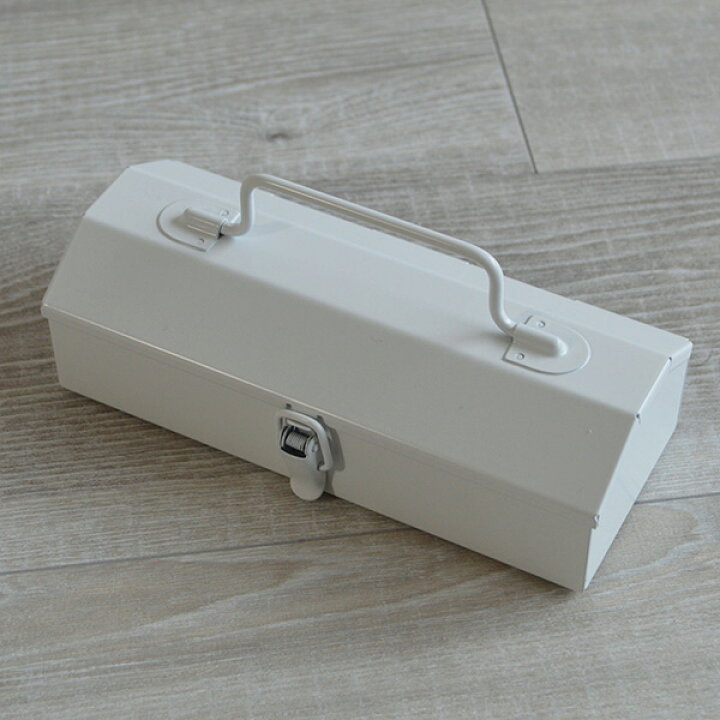 楽天市場 ストレージボックス ミニ スチール 工具箱 ツールボックス インテリア 小物入れ 工具入れ 文房具 ステーショナリー ペンケース 小物収納 収納 文具 雑貨 アクセサリーケース 印鑑ケース イヤホン デスク おしゃれ リビングート 楽天市場店
