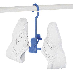洗濯ハンガー ML2 フットクンシューズハンガー ( シューズハンガー 靴用 ハンガー シューズ用 折りたたみ 物干しハンガー 物干し 洗濯グッズ 2足 回転 )