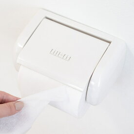 ペーパーホルダー 我が家べんり化計画 フィルフィット ワンタッチ （ ホルダー トイレットペーパー 便利 ワンタッチ式 簡単 芯あり 芯なし リフォーム DIY 施主支給 ）