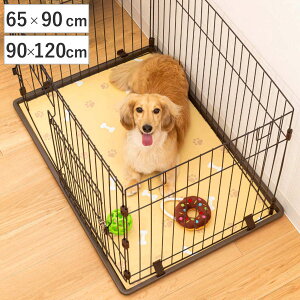 ペットマット ラクぺトモ ケージマット 拭ける 防水 犬 ( ペット用 PVCマット トイレマット マット 犬用 猫用 滑らない 汚れ防止 フリーカット ペットゲージ ゲージ ペット用トイレ 防水マッ