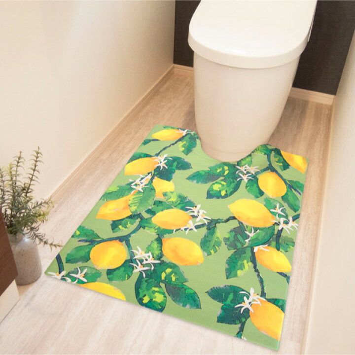 トイレマット 80×60cm 隙間にピタっトイレマット 拭ける ロング PVC ( トイレ マット 拭くだけトイレマット 抗菌 防臭 撥水 防炎 水に強い 隙間なし ピッタリ 洗濯不要 お手入れ簡単 pvc 柄 北欧 80 60 長め ) リビングート スキマにピタっ 拭ける 撥水 PVC 耳長 トイレマット 80×60 フラフブラウン