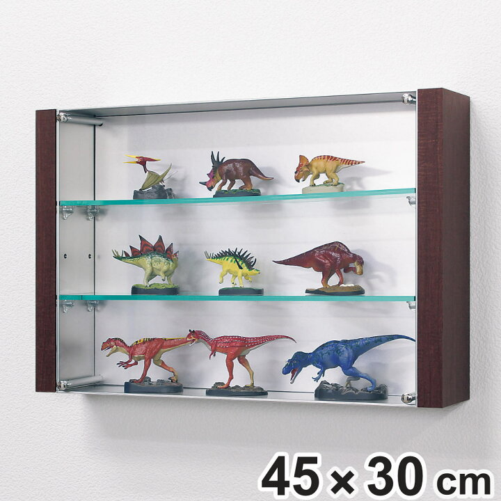 楽天市場】コレクションケース 45×30cm 置き掛け両用 3段 フィギュア 